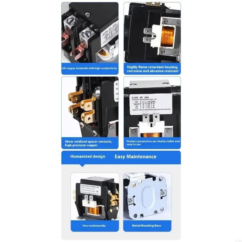 M7DA Easy Installion 1 Poles Attocters 24VAC Terminals لأنظمة الإضاءة