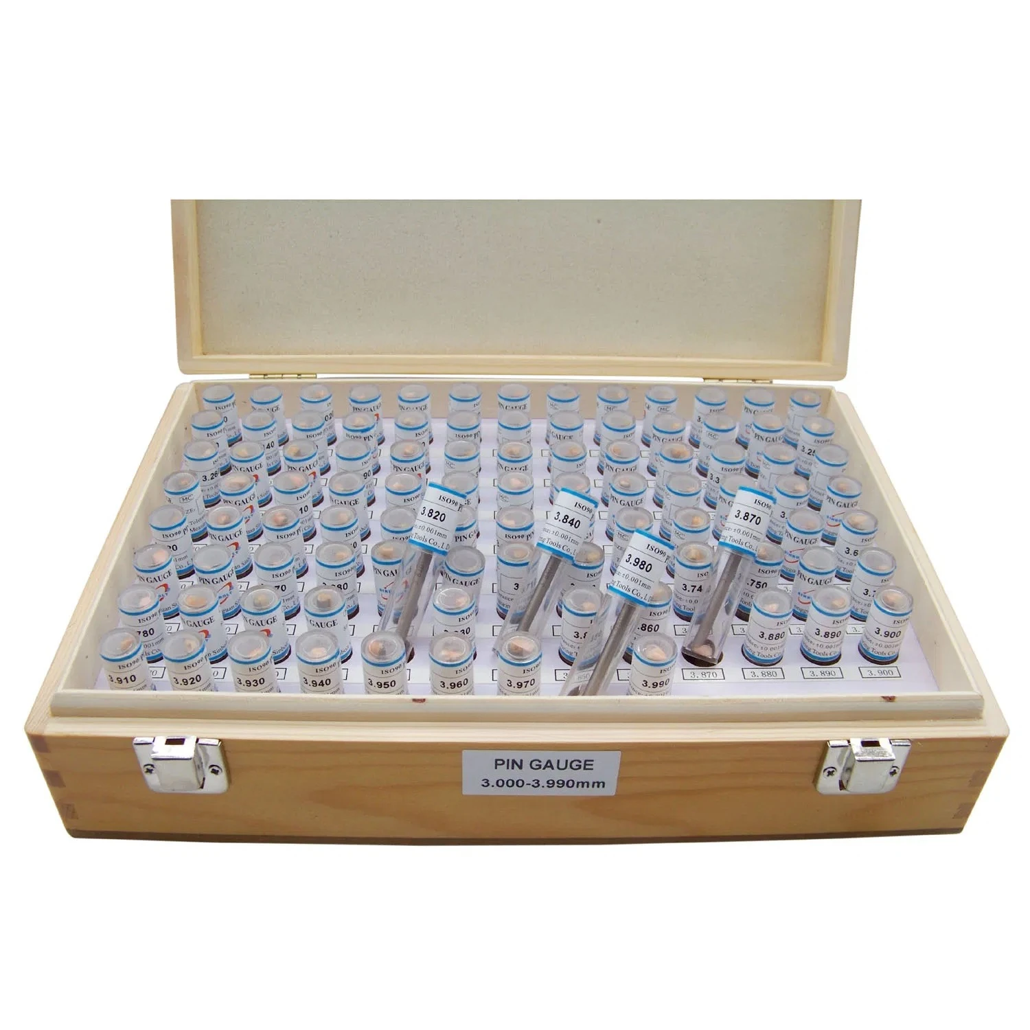 

Набор штангенгигрометров (гильзомеров) 3.000мм-3.990мм, шаг 0.01, 100 шт.