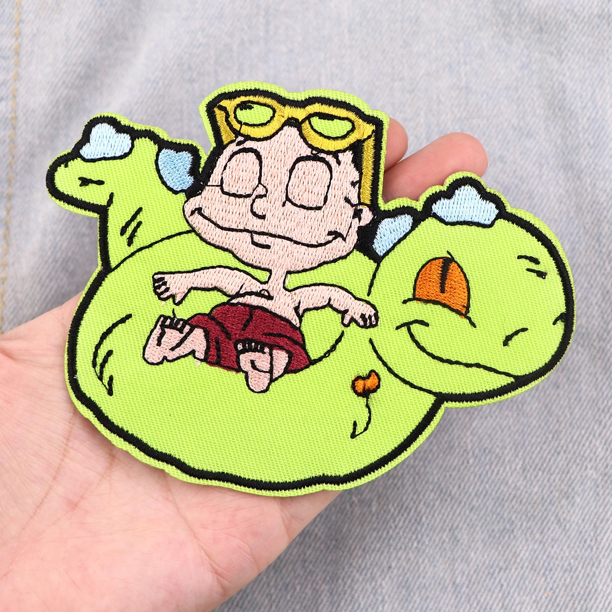 

Cartoon Dinosaur Cute Patch Embroidery Patch DIY Iron On Patches For Clothing Patches On Clothes Sewing Stickers