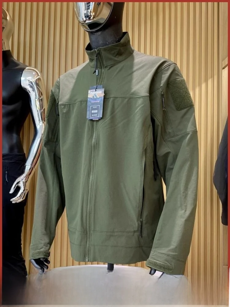 

Outdoor Softell Jaet Men's Early Autumn High End Windproof Waterproof Breathable Warmth Tactical Clothing Loose Fit Zipper