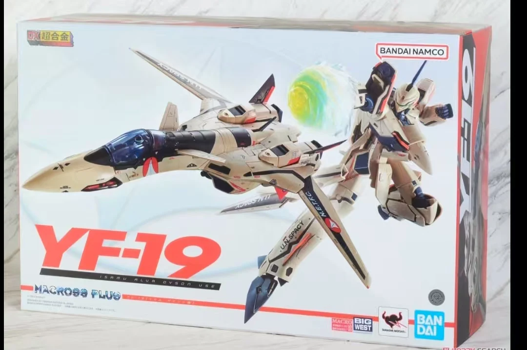 

【Оригинал】BANDAI DX Chogokin YF-19 Macross Plus VF-19 Isamu Alva Dyson Используйте механическую фигурку, модель игрушки