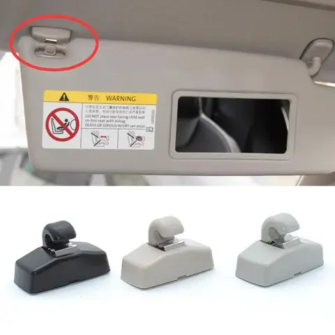 Sun Visor Hook Clip Bracket Hanger for VW Bora IV Golf 4 GTI Jetta A4 Passat B5 B6 Polo 9N Beetle Caddy Skoda Octavia 2 A5 1PC