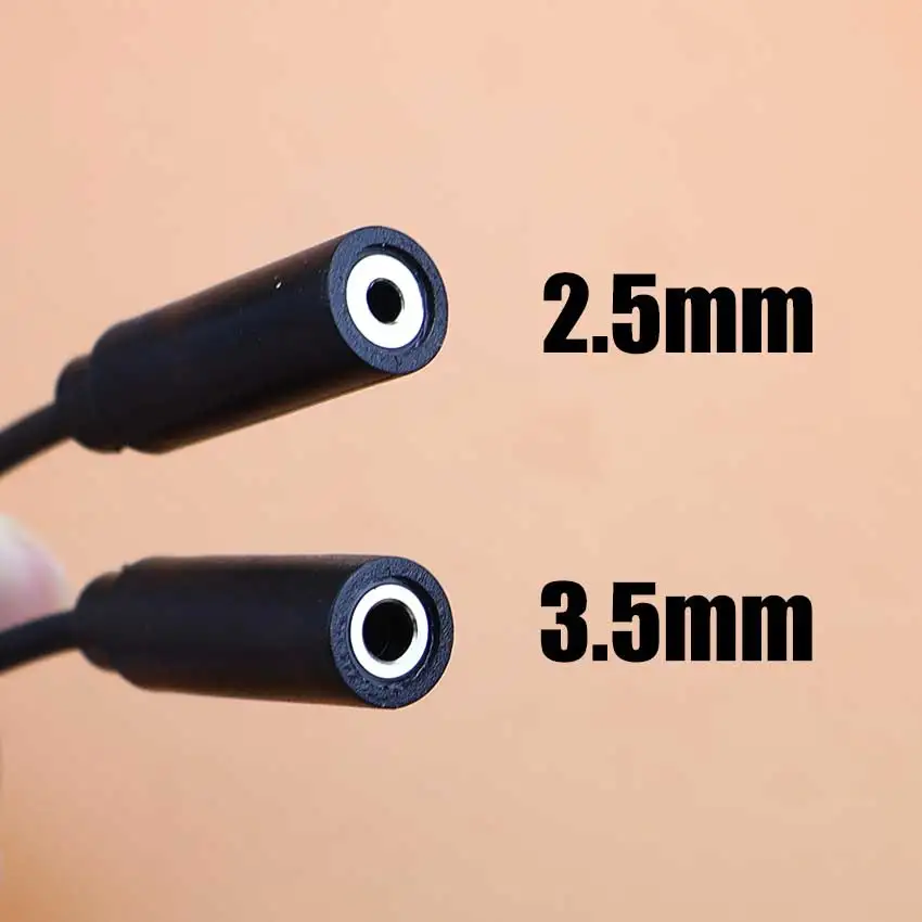 1pcs 2.5mm 3.5mm Mono Stereo A - Audiophile Headphone Wired recension och pris