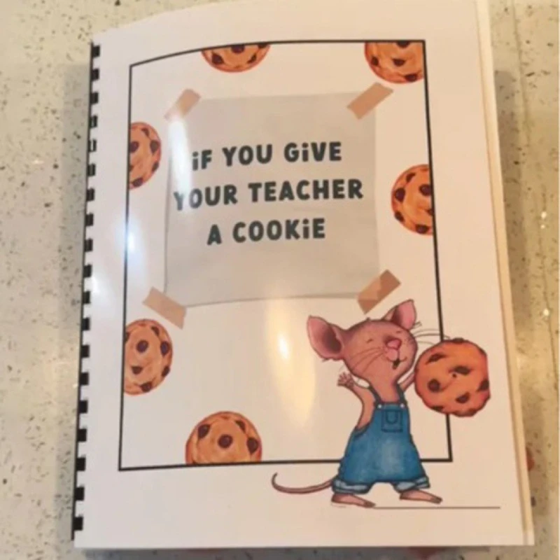 

If You Give Your Teacher Cookies, A Teacher Appreciation Gift Book, Each Page Is A Thank You Tribute To Their Hard Work