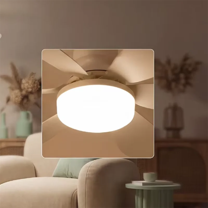40W E27 LED Ceiling Fan Light Dimmable Color Temperature Modern Ceiling Mount Remote Control Smart Fan Lamp Home Bedroom Decor - view 5