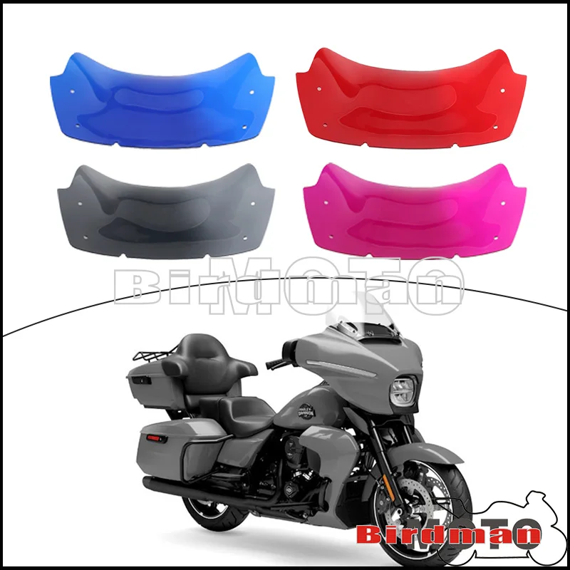 

For Harley CVO Street Glide Ultra FLHXU 2025+ CVO Street Glide FLHXSE 2023-2025 Durable Windscreens Wind Deflectors 9 inch