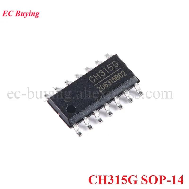 CH315G SOP-14 CH315 SOP14 USB Extension Cable Controller Chip IC New CH315G SOP-14