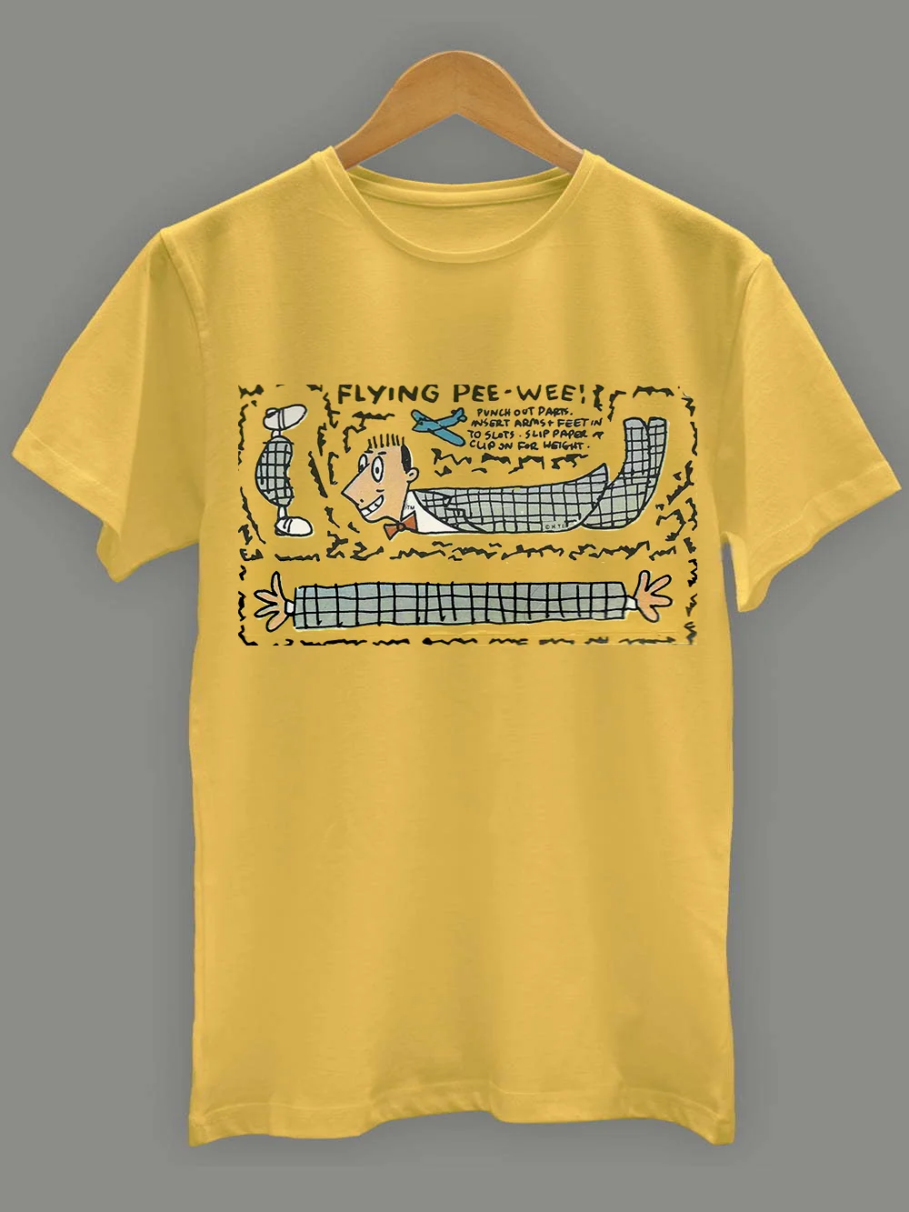 1988 Pee Wee's Playhouse Paul Reubens Gift For Fan Yellow S-2345XL T-Shirt TMB12