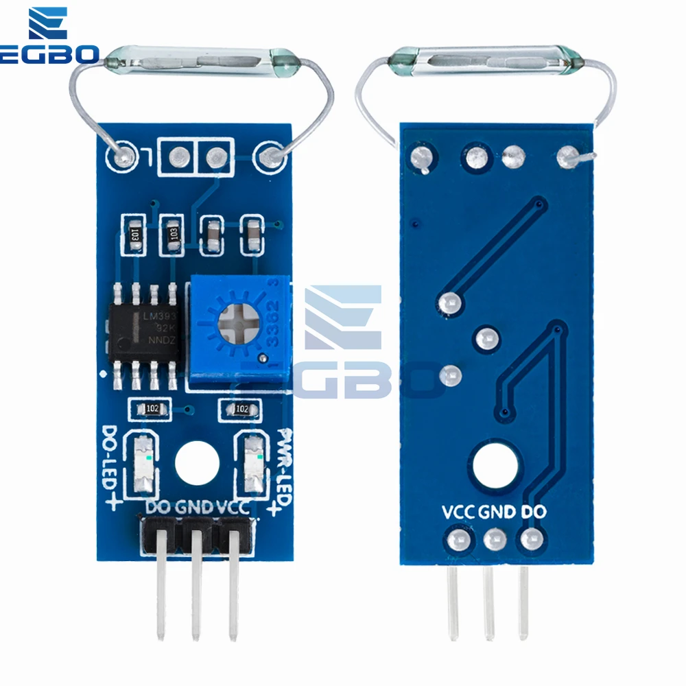 1PCS~20PCS G123-08 LM393 Reed Sensor Module Magnetron Module Reed Switch Magnetic Switch for arduino Diy Kit