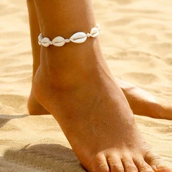 Seashell anklets women's rope braided beach beach resort Bohemian style accessories accessories ornaments