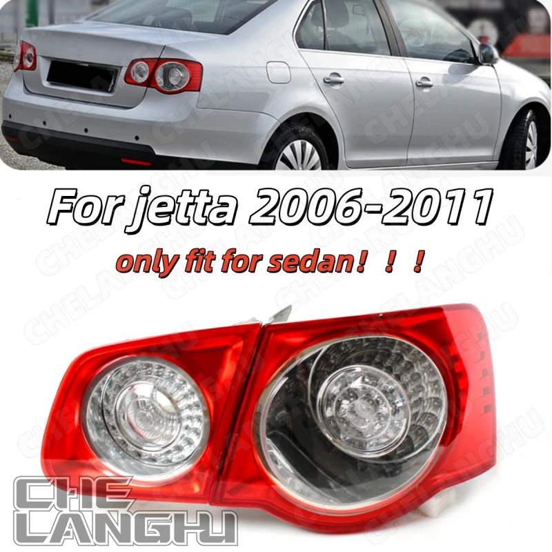 

Автомобильный светодиодный задний фонарь DRL для VW Jetta 5 MK5 Sendan 2006 2007 2008 2009 2010 2011 Автомобильный Стайлинг Внешний внутренний левый правый