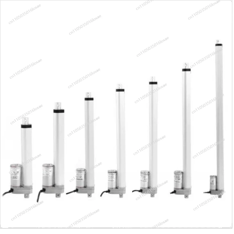 

25-450mm(1inch-18inches) Stroke Linear Actuator 12v 24v with 1000N/100kgs Max Load 10mm/s Moving Speed