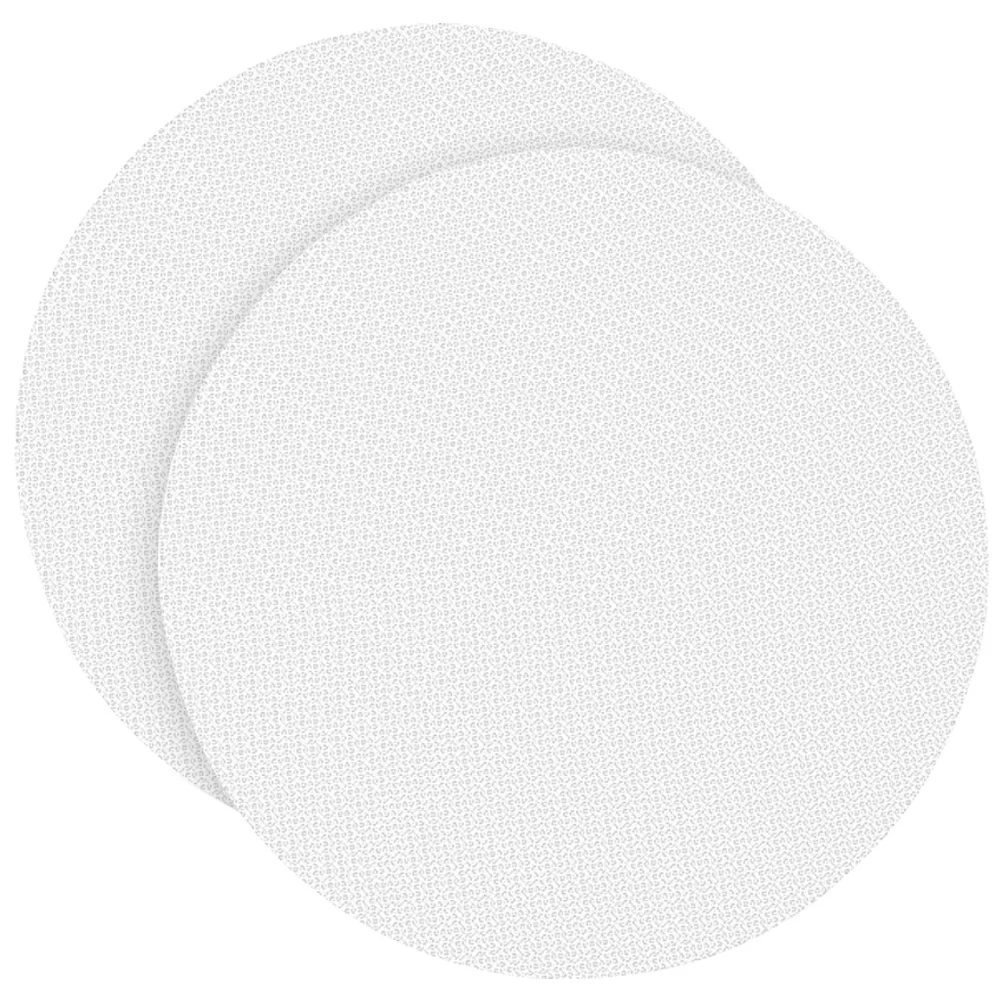 

2 Sheets Steamer Cloth Silicone Mat Non-stick White Pad Steaming Buns Pads Silica Gel
