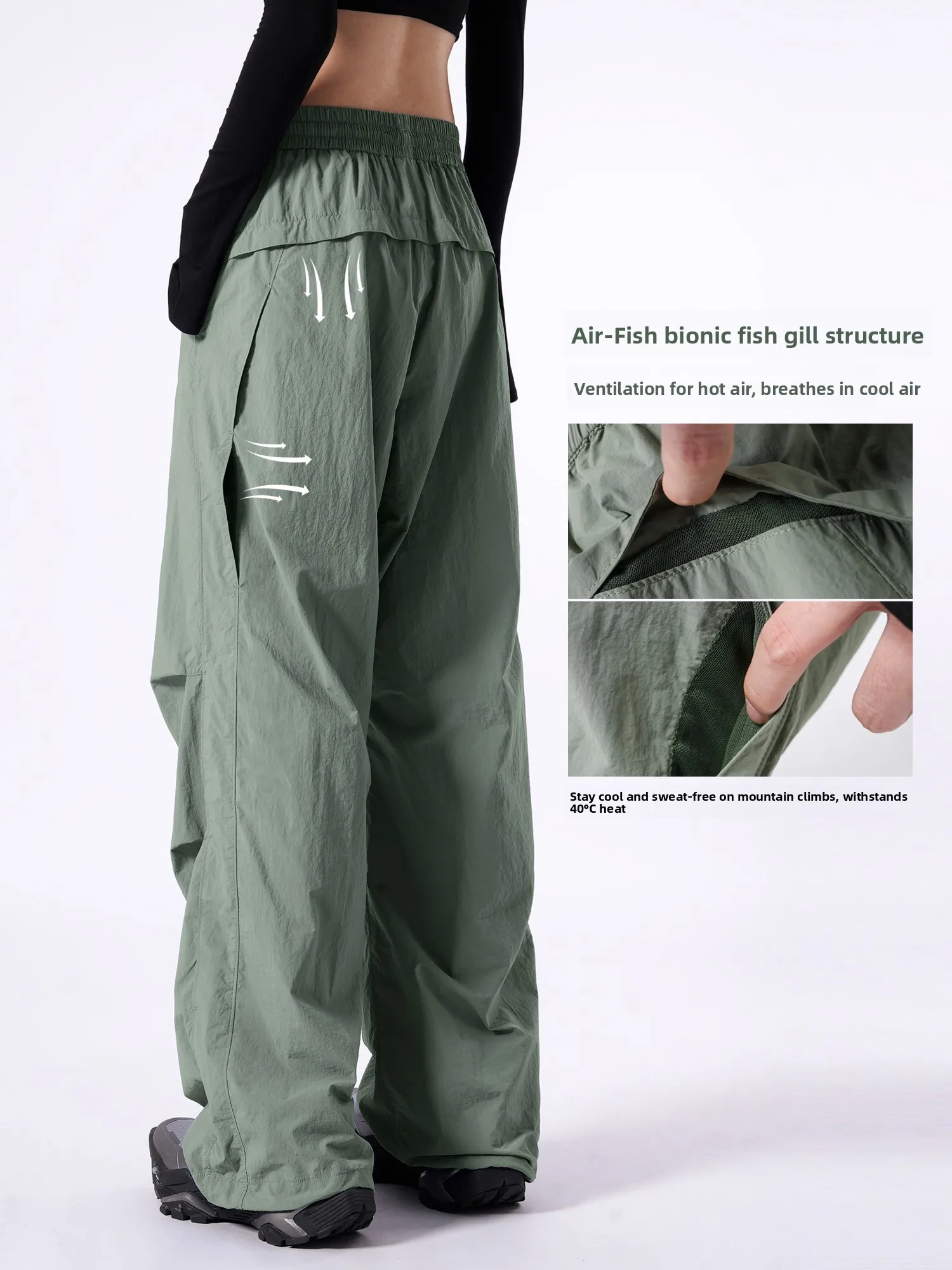 

Быстросохнущие повседневные спортивные брюки для активного отдыха, легкие дышащие эластичные летние брюки для мужчин и женщин