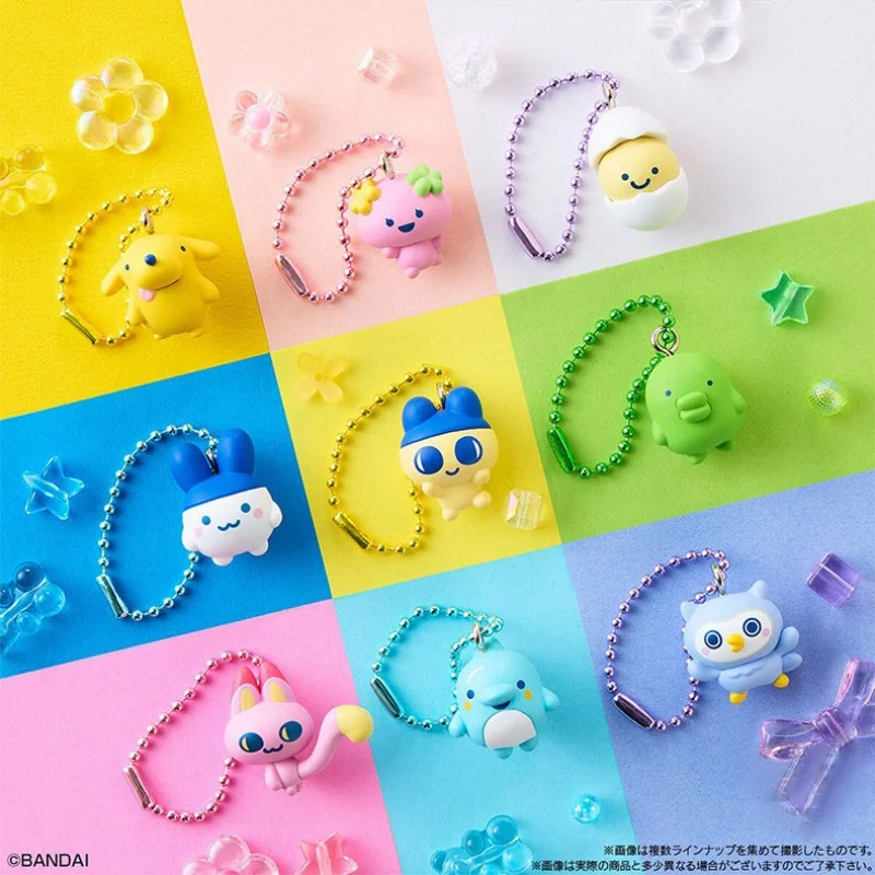 Bandai Tamagotchi Choco Box Lindo Llavero de Mascota de Dibujos Animados Pequeña, Caja Sorpresa Gashapon, Juguete de Snack, Colgante de Anime para Decoración de Bolsos