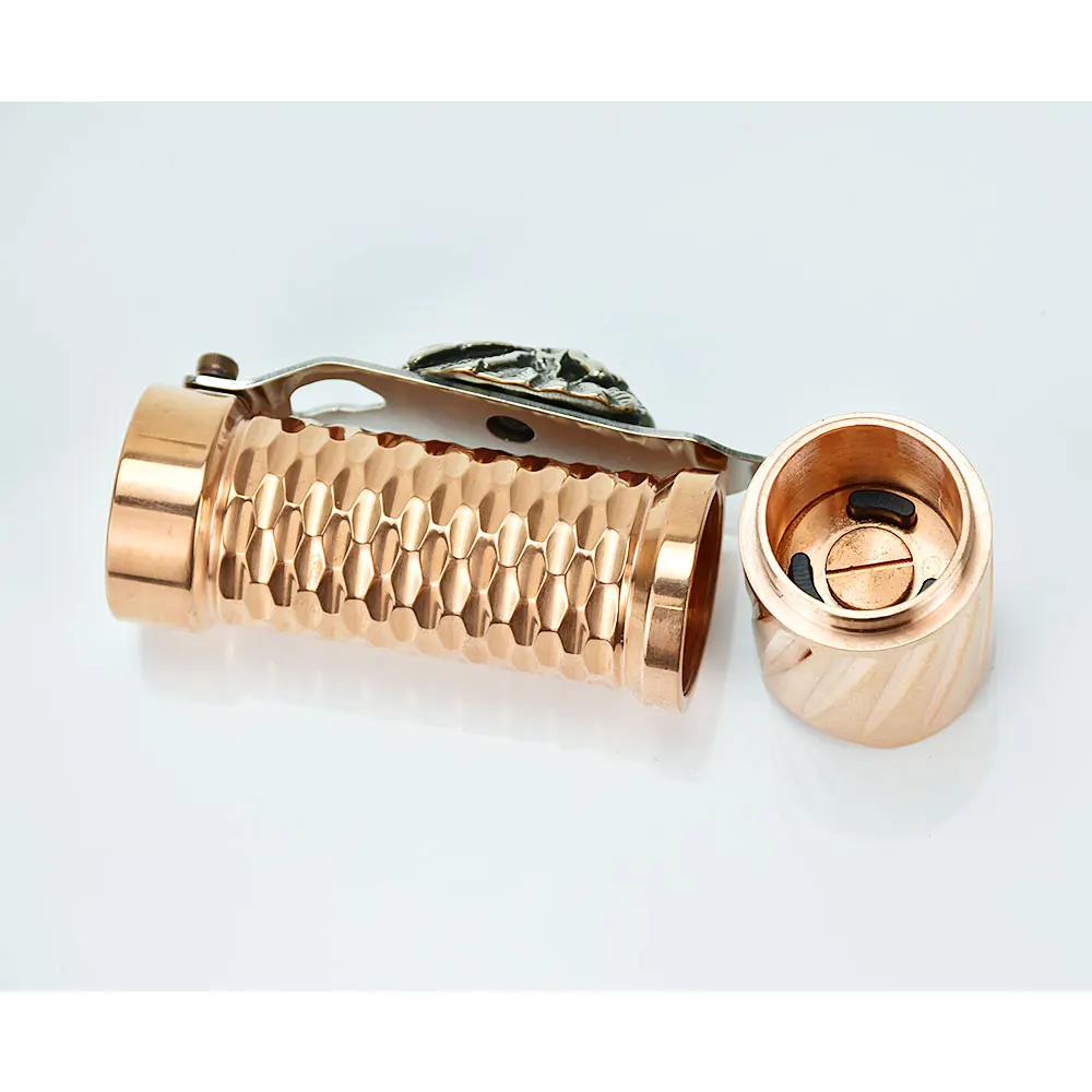 wolfcoolvape ww style vape mod mechanical mod 18650 battery red copper material vape mod fit reload s rda dead rabbit v3 rda