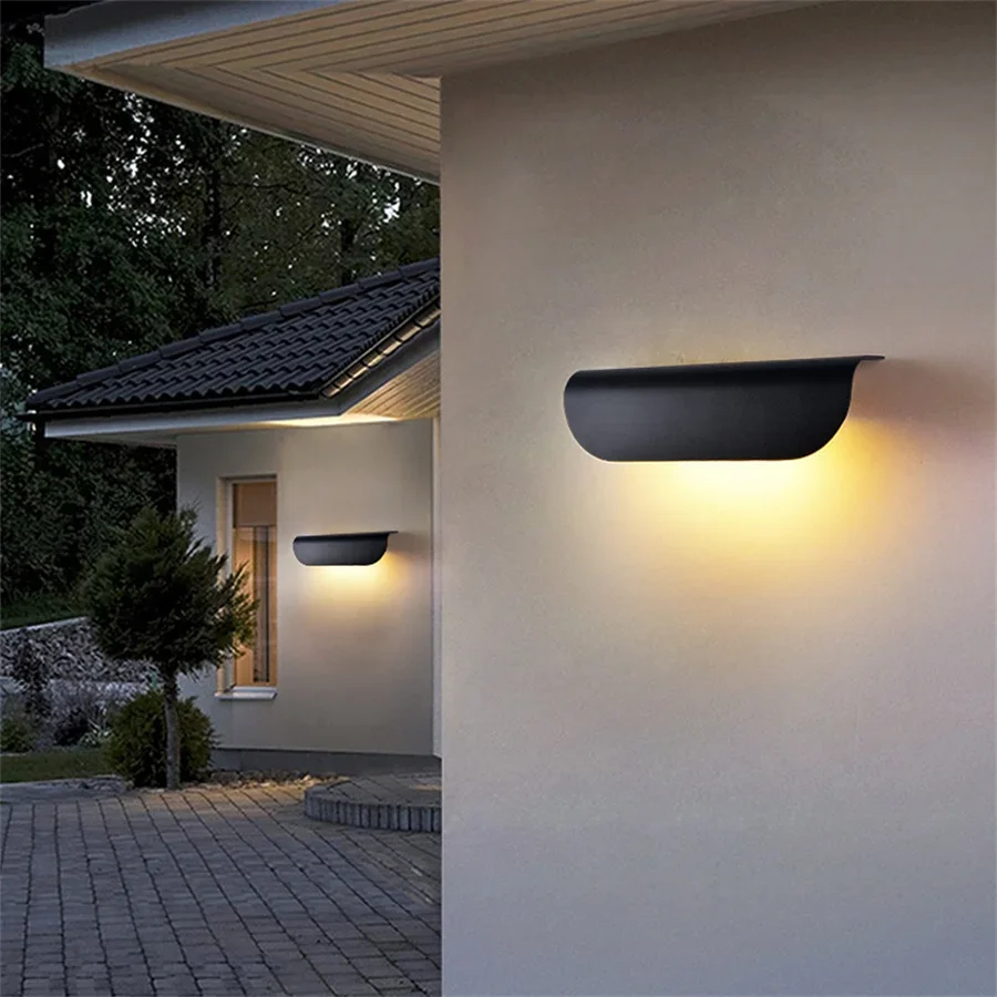 10w wasserdichte LED Wand leuchte Outdoor Aluminium Garten Veranda Wand leuchte Wohnzimmer Treppe Gang Balkon Wand leuchten