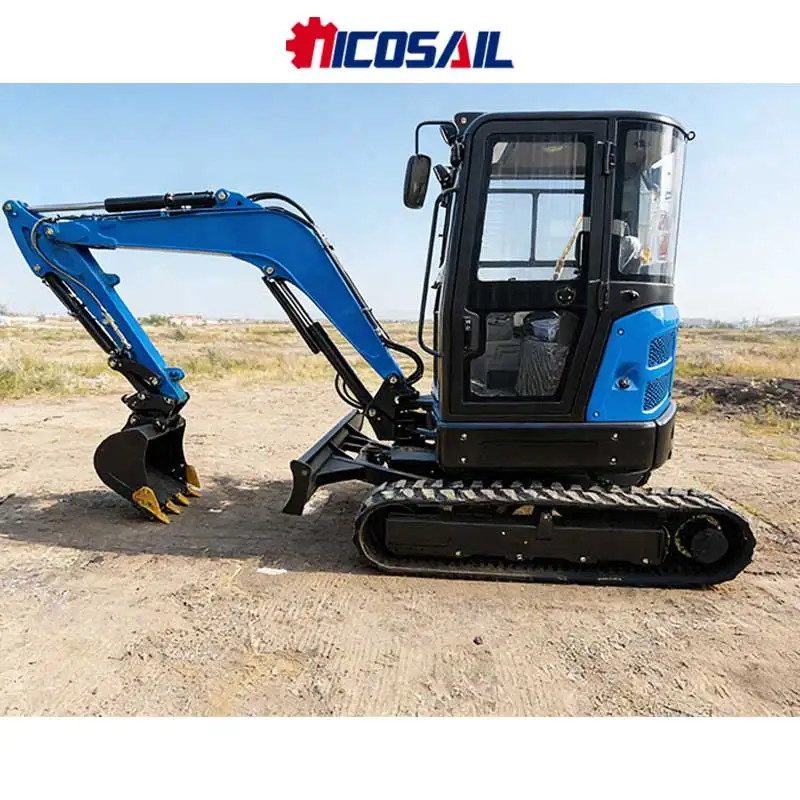 Construction-Grade 4t Mini Crawler Excavator -360° Rotation for Foundation Digging Basement Excavation & Small Building Projects