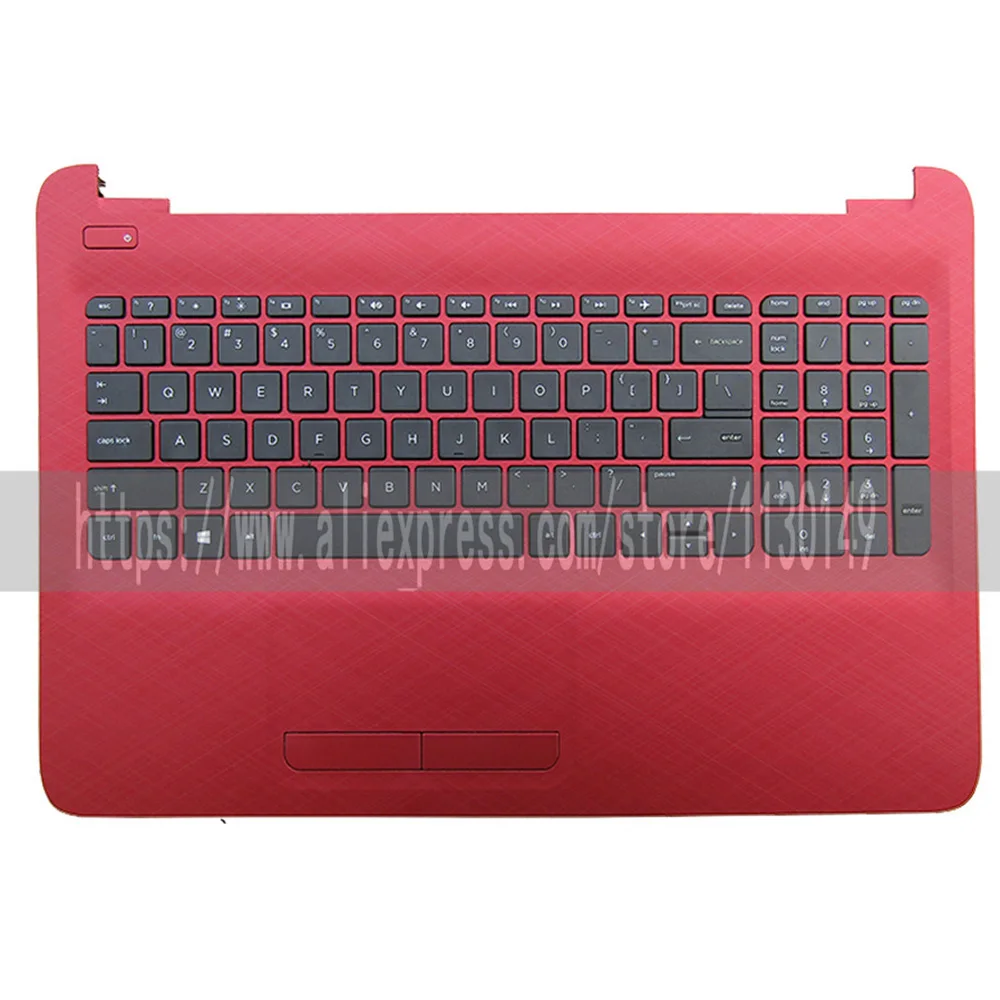 NEW Palmrest Cover US keyboard FOR HP 250-G4 15-AC 15-AF 15T-AC 15Z-AF 15G-AD Upper Case TPN-C125 With Touchpad