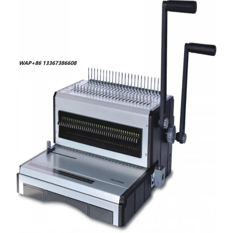 Nanbo ST2960 Multi-function Binding Machine Comb and Wire 3:1 Punch and Binding Machine