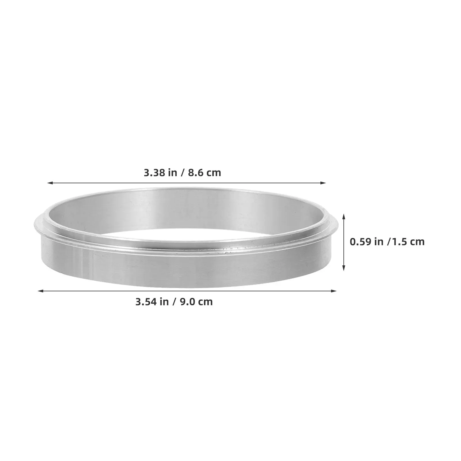 4Pcs Aluminum Cup Sealing Rings 90mm 95mm Precision Fit Size Reducers for Automatic Sealer Machines