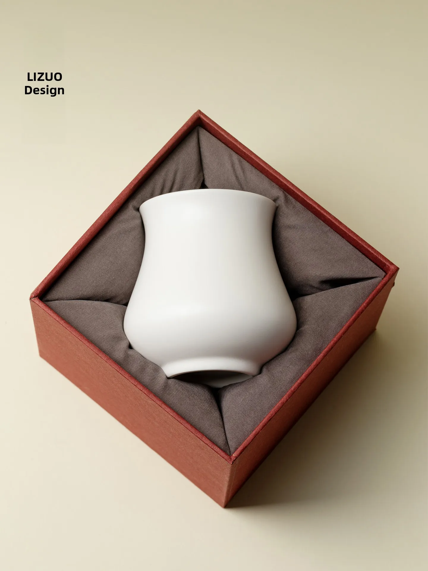 Rizuo Ceramic Hand-Poured Coffee Cup High-End Office Home Drinking Milk Cup Creative Personalized Simple Style Small
