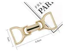 

2Pcs Metal Waist Belt Buckle Interlocking Clasp Durable Coat Buckles Adjustable Ring Buckle for Jackets Suits Buckles for Coats