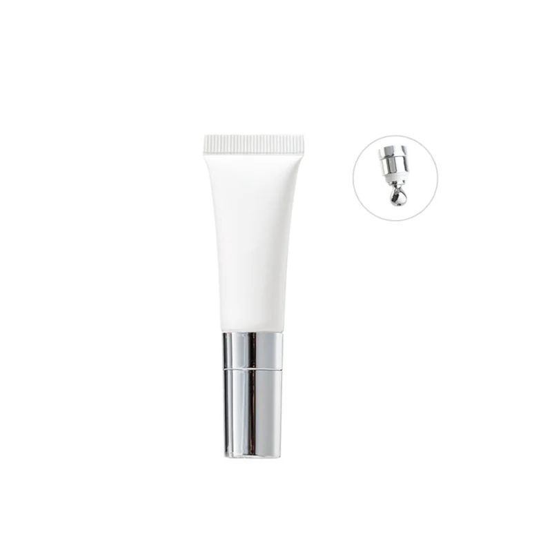 10 Stuks 10 Ml Massage Deksel Knijpbuizen Roze Wit Helder Geel Monster Buizen Lipgloss Oogcrème Plastic Buis container Groothandel