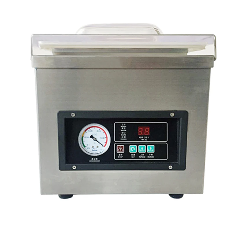 

DZ-260 desktop custom sealing machine fruit meat beef oil powder coffee rice small vacuum packaging machine