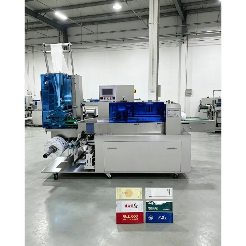 Automatic 30-120pcs Wet Wipes Machine Wet Tissue Production With Baby Wipes Packing Machine Wet Tissue Production Line