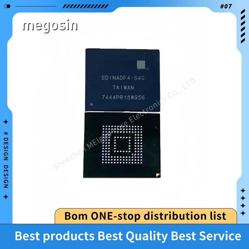 1PCS/LOT SDINADF4-64G SDINADF4 Hard disk font library chip EMMC chip BGA153 font library storage