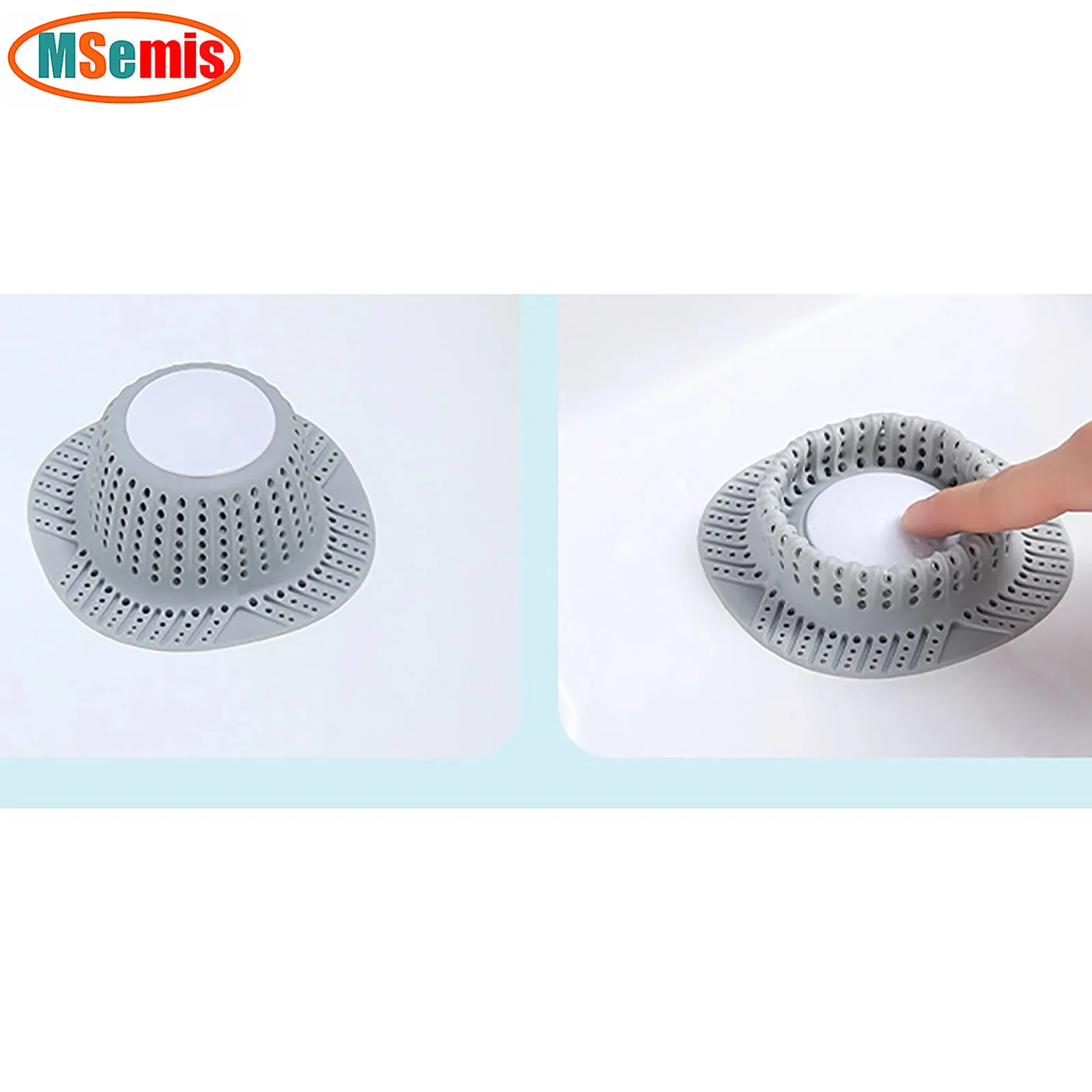 

Silicone Premium Shower Room Drain Protector Drain Cover Hair Catcher for Bathing Room Washbasin