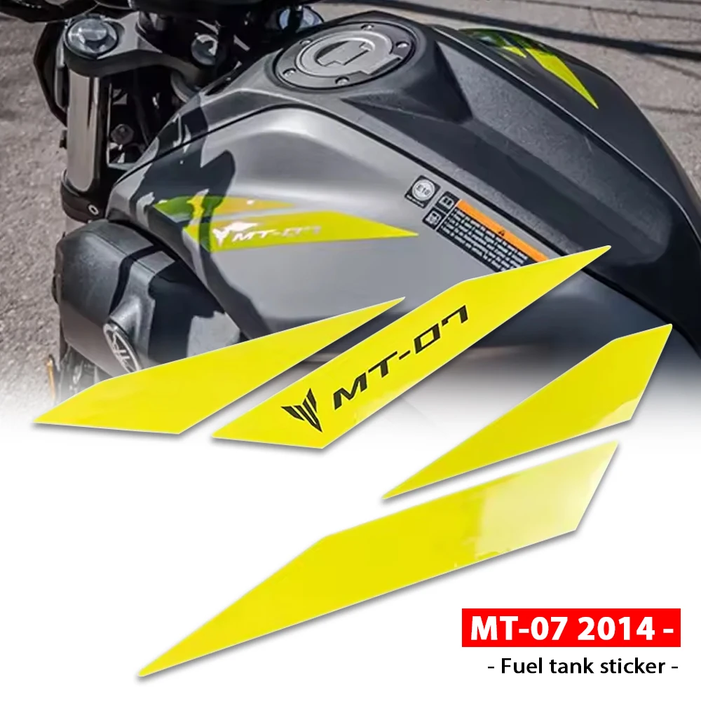 

Motorcycle Sticker Decal Car Sticker For YAMAHA MT07 MT-07 MT 07 2014- Fuel Tank Stickers Decals MT LOGO Color Waterproof