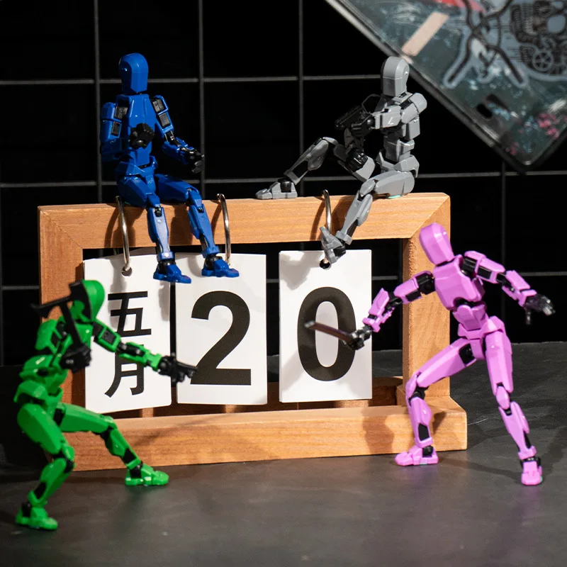 多関節可動変形ロボット 3Dプリントマネキン人形 14アクションフィギュア 全身可動ロボット 親子ゲーム