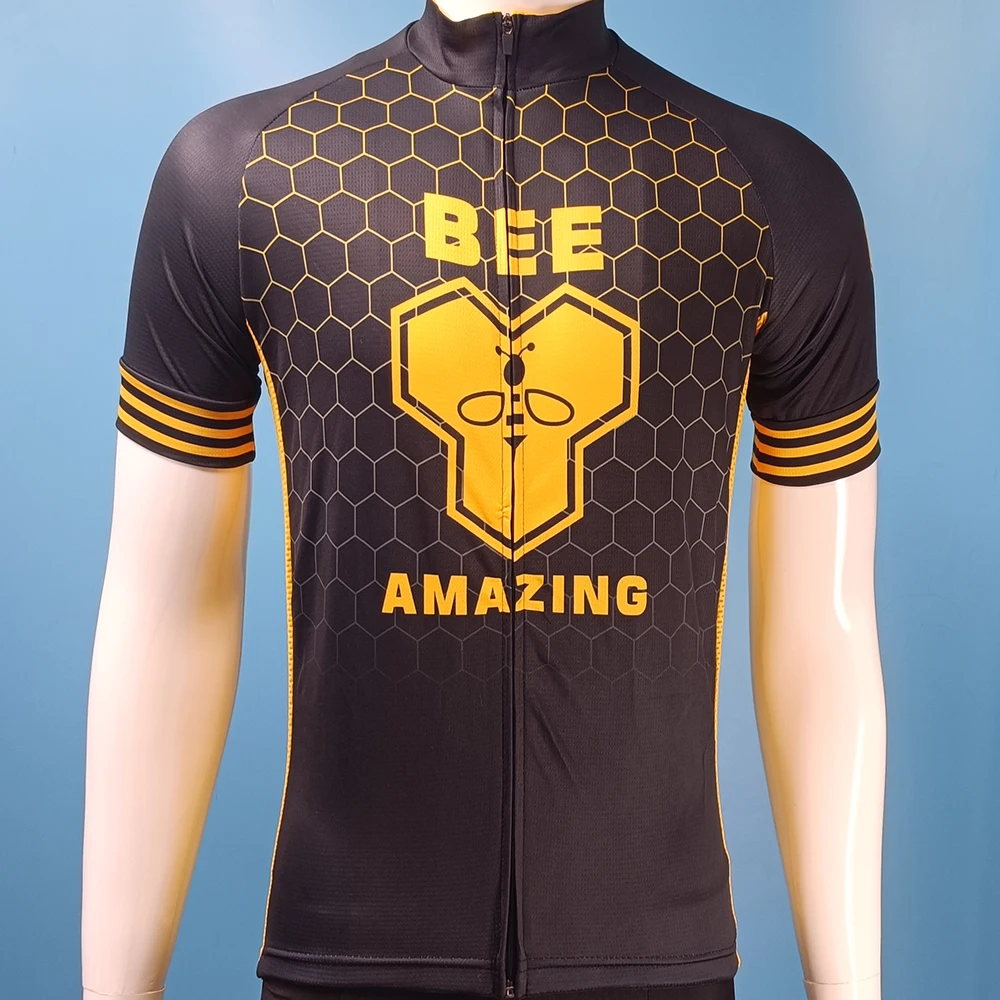 Bee Amazing Men Cycling Jersey MTB Maillot Bike Shirt Downhill Jersey High Quality Pro Team Tricota Mountain Bicycle Clothing