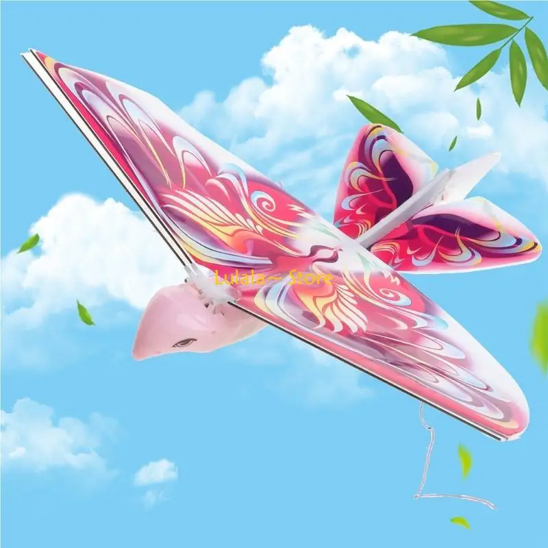 Y4QA 2.4G النسر الكهربائي التحكم عن بعد بيونيك الطيور تحلق الجناح ترفرف محاكاة لعبة طيور هدية للأطفال الأطفال #4