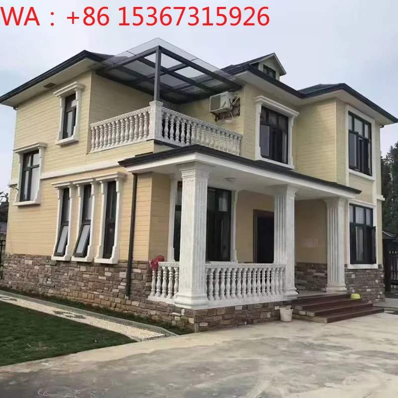 200㎡ Double Deck 4 Bedroom Luxury Prefabricated Villa With Bathroom And Gym