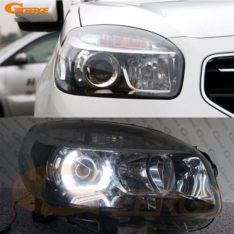 

For Renault Koleos I Samsung QM5 2011 2012 2013 2014 2015 Ultra Bright Crystal DTM M4 Style Led Angel Eyes Kit Halo Rings