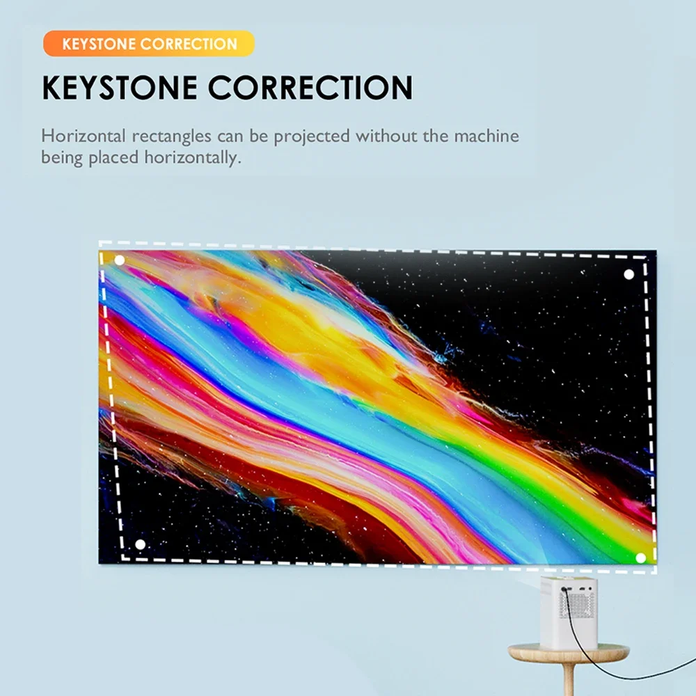 S30Max 4K HD Smart Projector Home Portable Wireless Mini Projector with WiFi and Bluetooth Pocket Outdoor