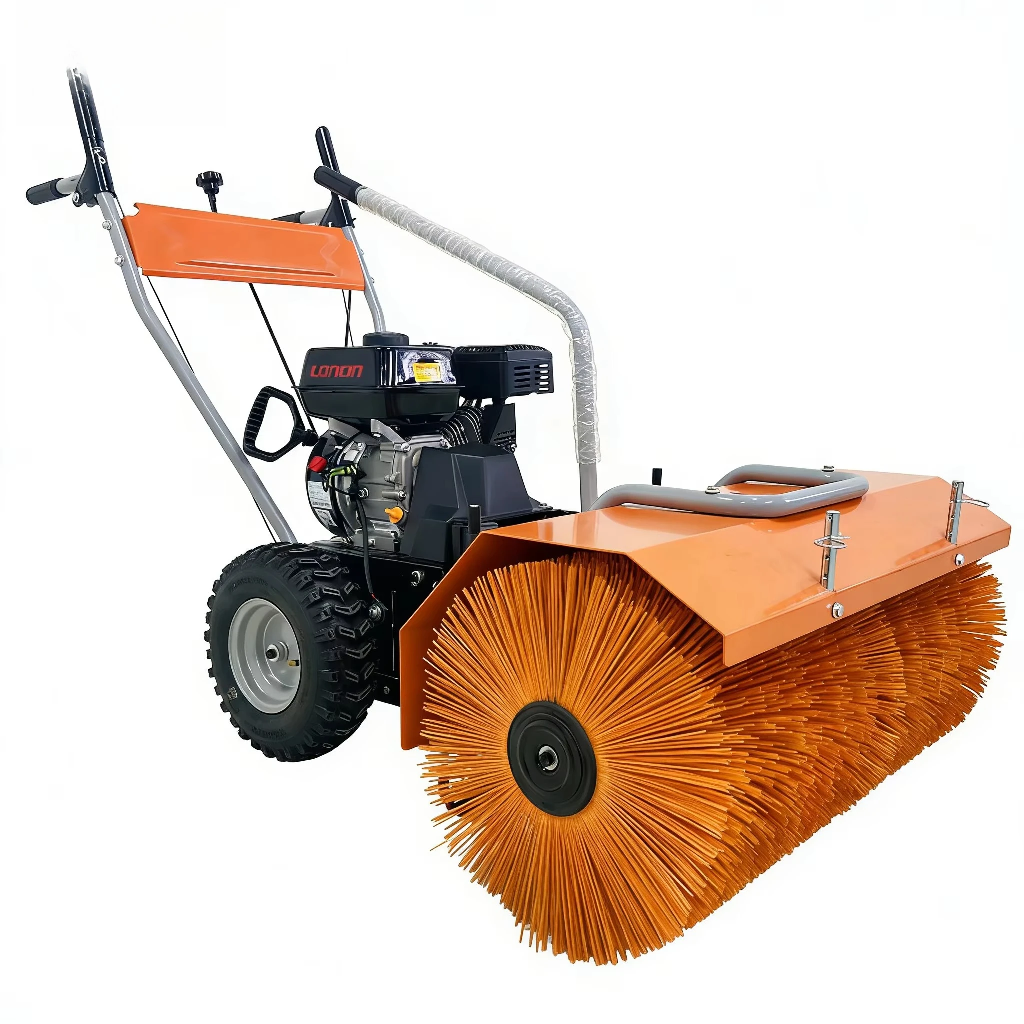 Hot Sale 800 mm Working Width Hand Push Snow Sweeper 6.5 HP Multi-function Snow Thrower