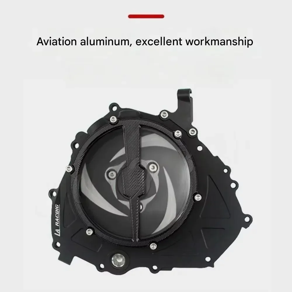For Kawasaki Eliminator 500 Clear Clutch Cover Transparent Pressure Plate Engine Guard Accesorios Moto Tapa Embrague