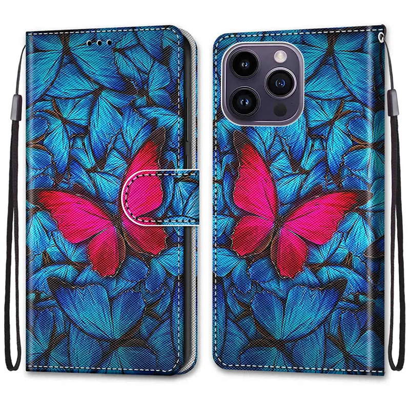 Flower Pattern Flip Case For Huawei Honor X7a X8a X9a RKY-LX1 CRT-LX2 HonorX7a Wallet Leather Phone Cases Stand Book Cover Bags