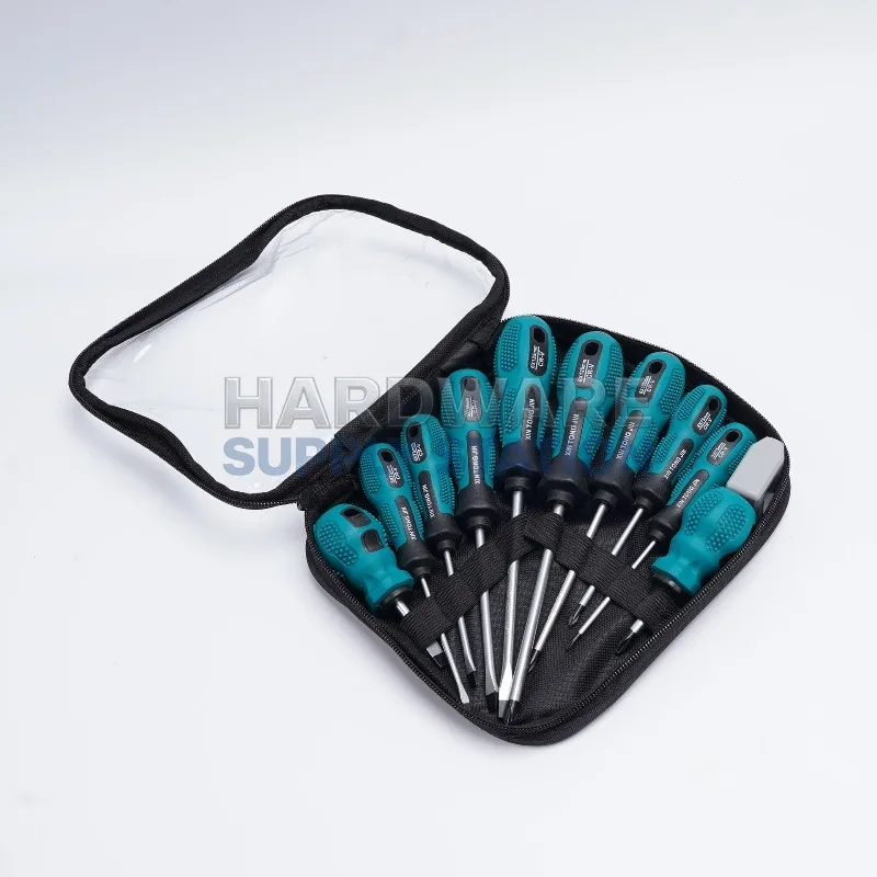 

8-10Pcs Screwdriver Set, Magnetic Flat Phillips Head, Multi-Purpose Screw Driving Disassembly Repair Tool Kit