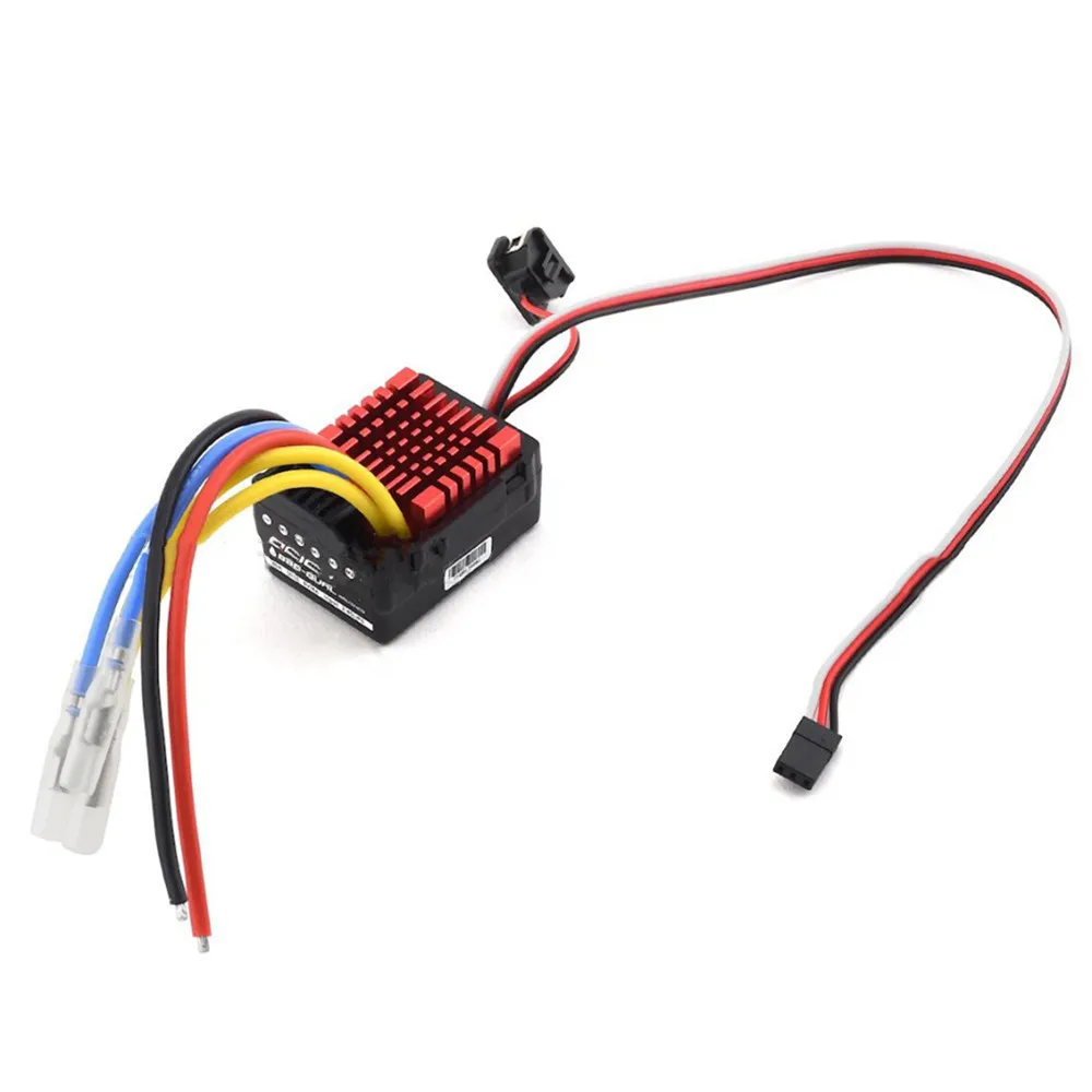 

1 PCS Waterproof 80A ESC WP-880 Programmable Brushed ESC Speed Controller for TRX-4 RR10 Slash RC Crawler Car Upgrade Part