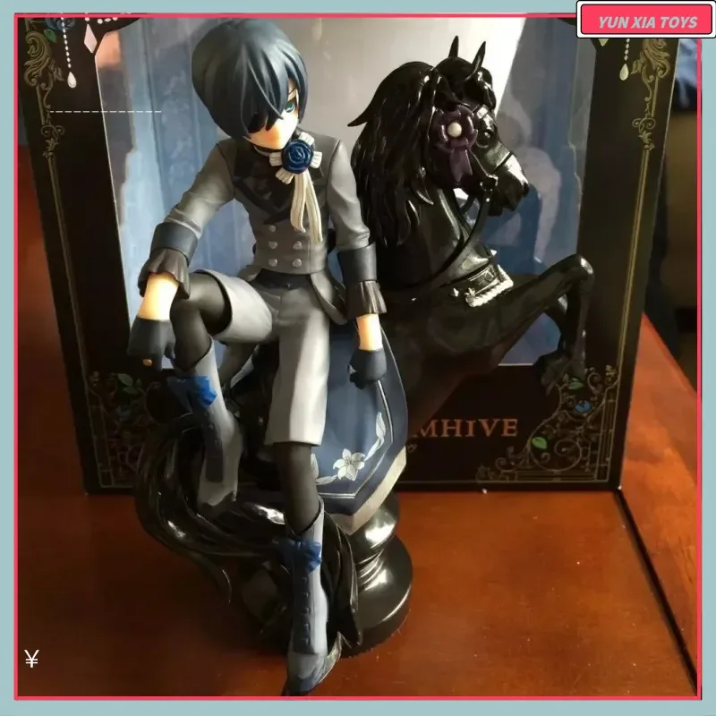 

2025 Black Butler Ciel Phantomhive Sebastian Michaelis Anime Figure Model Statue Boys Collection Desktop Decoration Ornament Toy