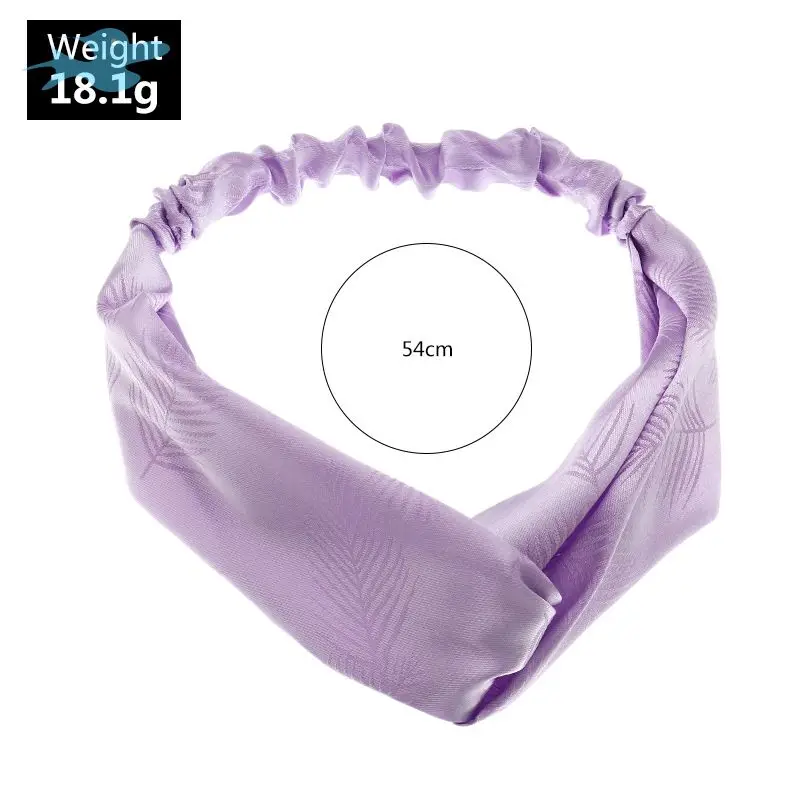 New Silk Satin Cross Knot Headbands Women Girls Elastic Hair Bands Scrunchies Turban Bandage Bandanas HairBands Hair Accessories