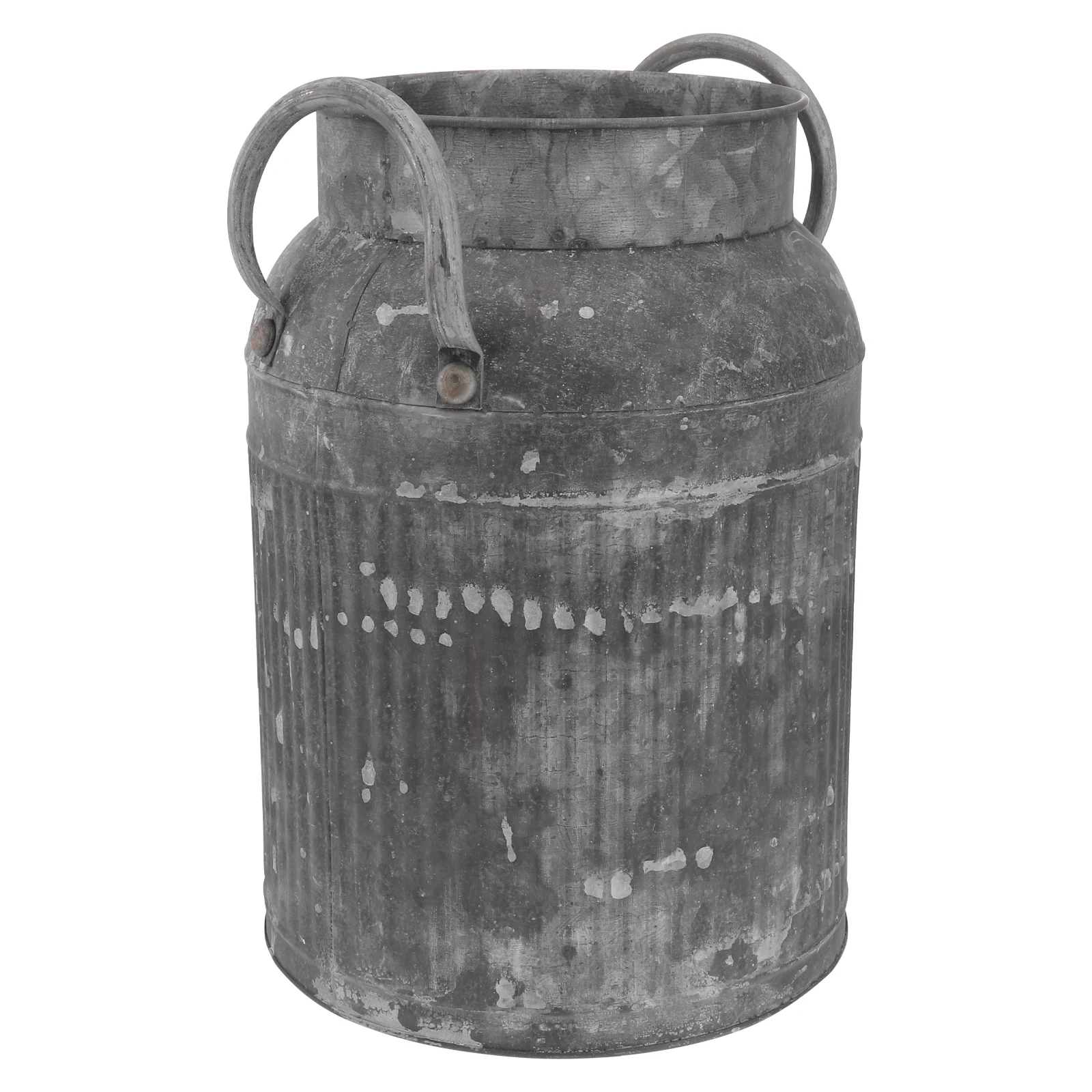 

Retro Milk Planter Vintage Flower Bucket Retro Planting Bucket Home Decor Container Plant Vase Balcony Indoor nament