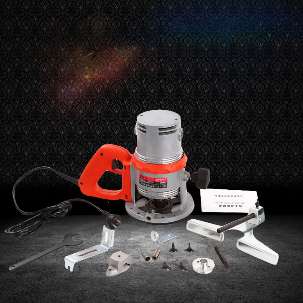 

High-power Woodworking Engraving Machine Trimming Electromechanical Trimming Tools Wood Milling Hole Machine Big Gong Machine