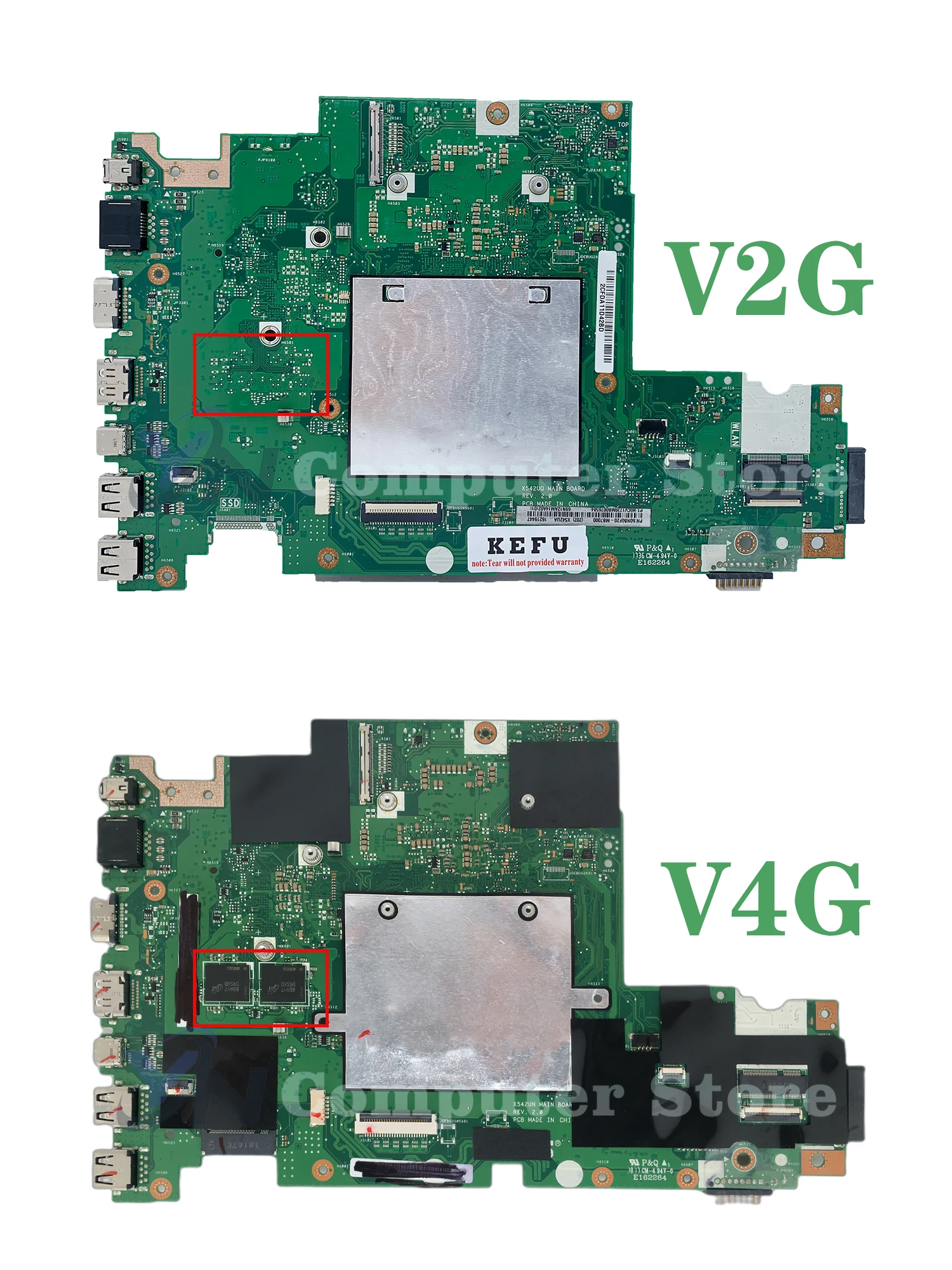 Notebook X542UN Mainboard X542U X542UR X542URR X542UQ X542UF X542URV X542UA Placa-mãe portátil I3 I5 I7 UMA/930MX/940MX/MX150