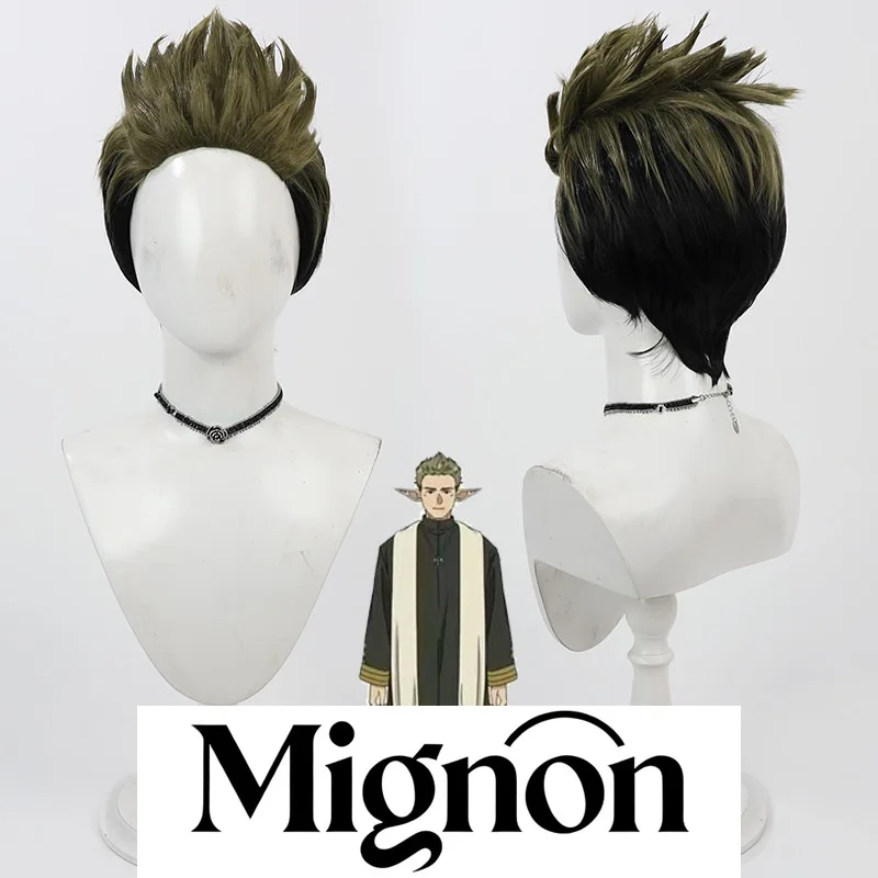 

Frieren: Beyond Journey's End Kraft парик для косплея двухцветный градиент подарок на Хэллоуин